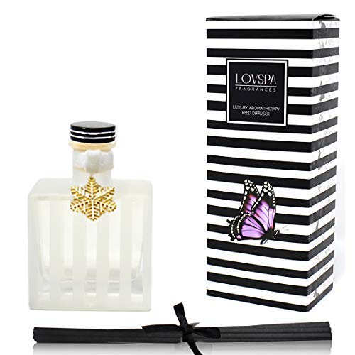 Reed Diffuser Set, Pumpkin Vanilla Chai Scented Oil Diffuser with Sticks, Home Fragrance Accessories for Bathroom Shelf Decor, Aroma Diffusers for Home or Office Fall Decor, USA Made