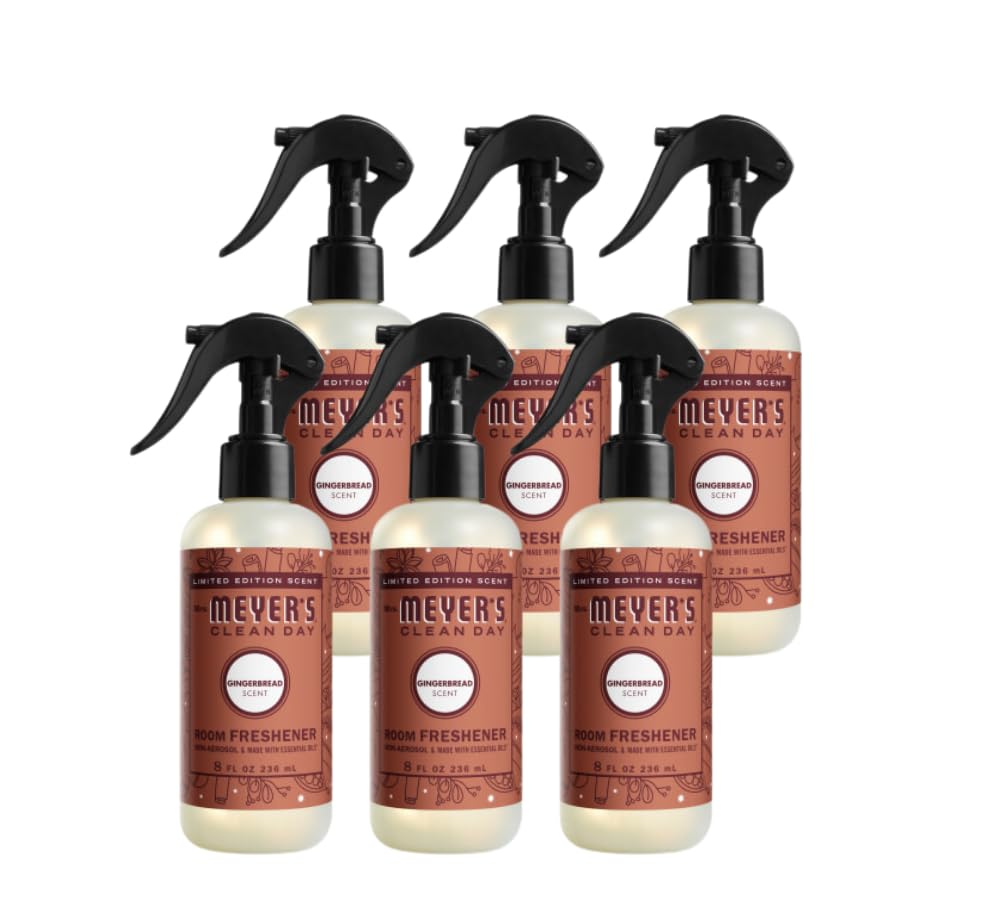 MRS. MEYER'S CLEAN DAY Room and Air Freshener Spray, Non-Aerosol Spray Bottle Infused with Essential Oils, Lavender, 8 fl. oz