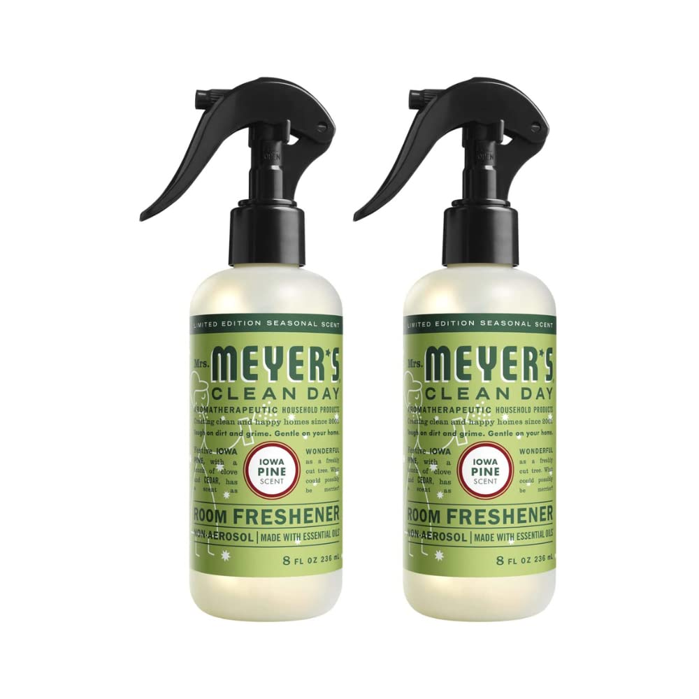 MRS. MEYER'S CLEAN DAY Room and Air Freshener Spray, Non-Aerosol Spray Bottle Infused with Essential Oils, Lavender, 8 fl. oz