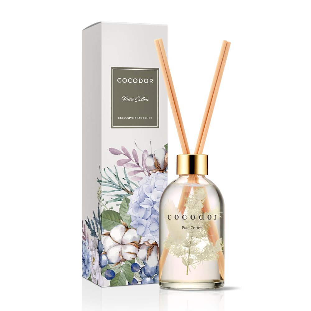 COCODOR Lavender Reed Diffuser/Garden Lavender / 6.7oz(200ml) / 1 Pack/Home Decor & Office Decor, Fragrance and Gifts