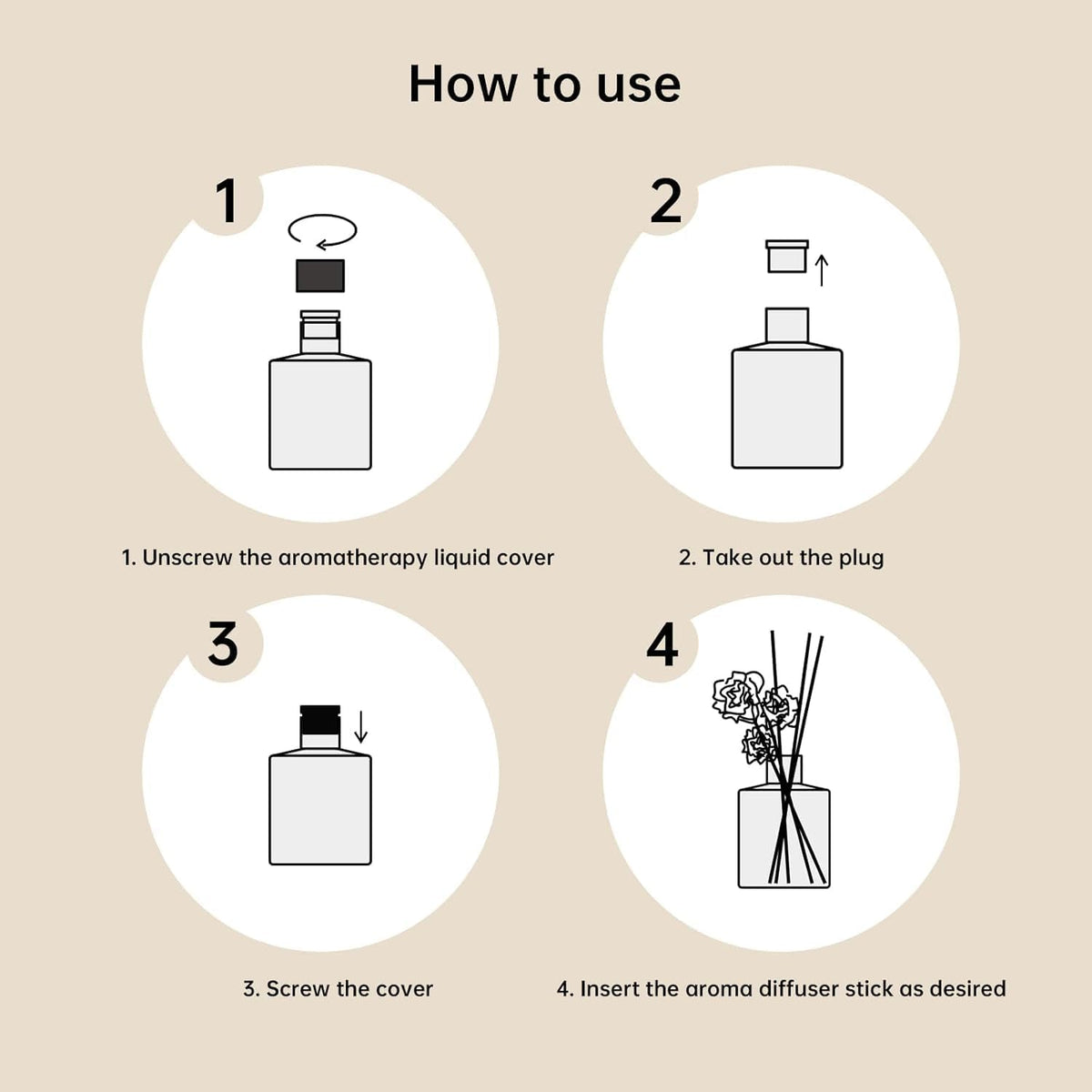 XEPTLE Hotel Colletion Reed Diffuser, Clean White Floral Fragrance with Bergamot & Warm White Musk, Air Freshener, Home Fragrance Diffuser with 5 Reeds for Bedroom Bathroom Office Décor, 7.04oz, Green
