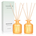 Reed Diffuser for Home, Clean Linen Scent 3.38oz (100ml)*1 Pack Essential Oil Reed Diffuser Set with 8 Sticks, Long Lasting Air Freshener for Bathroom Bedroom Living Room, Home Decor & Gifts