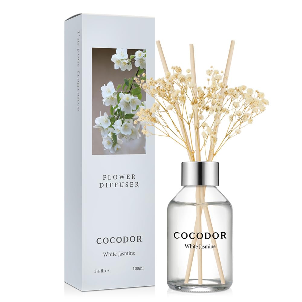 COCODOR Lavender Reed Diffuser/Garden Lavender / 6.7oz(200ml) / 1 Pack/Home Decor & Office Decor, Fragrance and Gifts