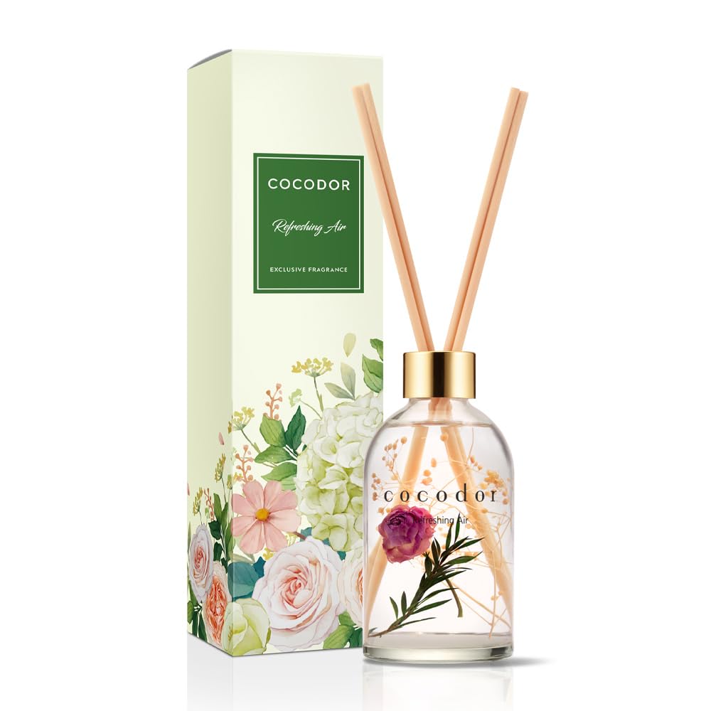 COCODOR Lavender Reed Diffuser/Garden Lavender / 6.7oz(200ml) / 1 Pack/Home Decor & Office Decor, Fragrance and Gifts