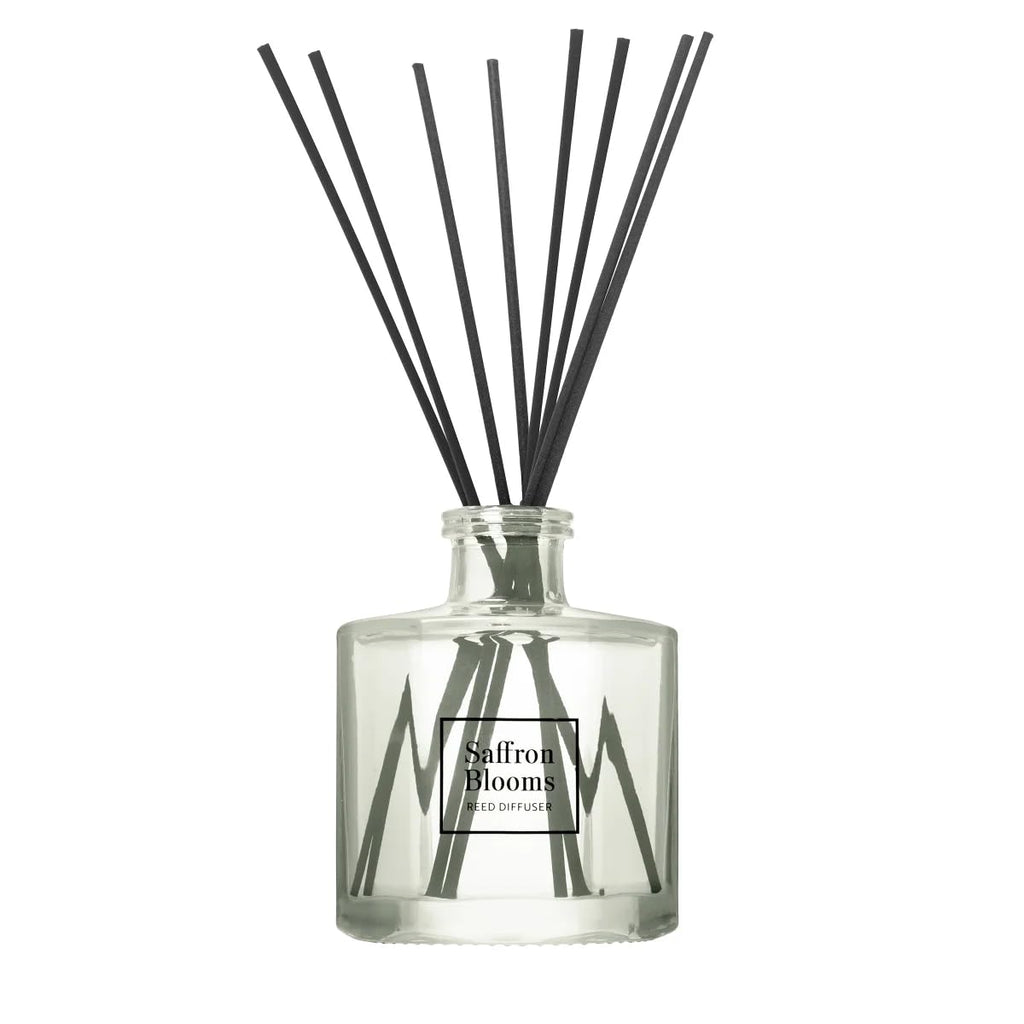 Bellevue Reed Diffuser, 6 fl oz Glass Filled Diffuser, Highly Concentrated Fragrances with Essential Oils, Home Fragrance, Scent: Island Citrus (Pack of 2)