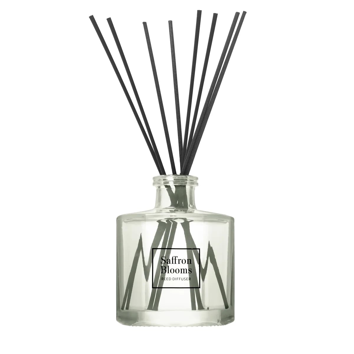 Bellevue Reed Diffuser, 6 fl oz Glass Filled Diffuser, Highly Concentrated Fragrances with Essential Oils, Home Fragrance, Scent: Island Citrus (Pack of 2)