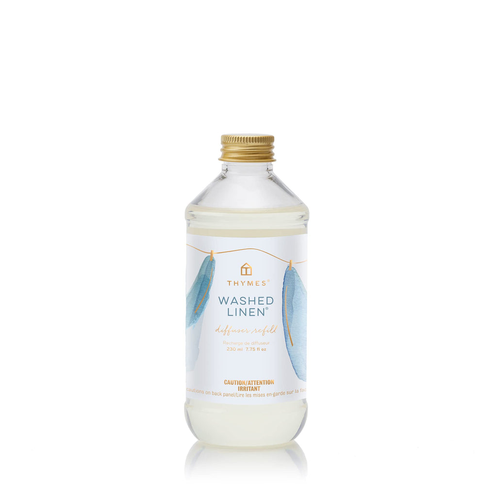 Thymes Reed Diffuser Oil Refill – Fragrance Oil for Diffuser Refill – Flameless Home Fragrance Products – Home Luxury Scents with Notes of Crisp Fir, Cedarwood & Sandalwood (Frasier Fir, 7.75 fl oz)
