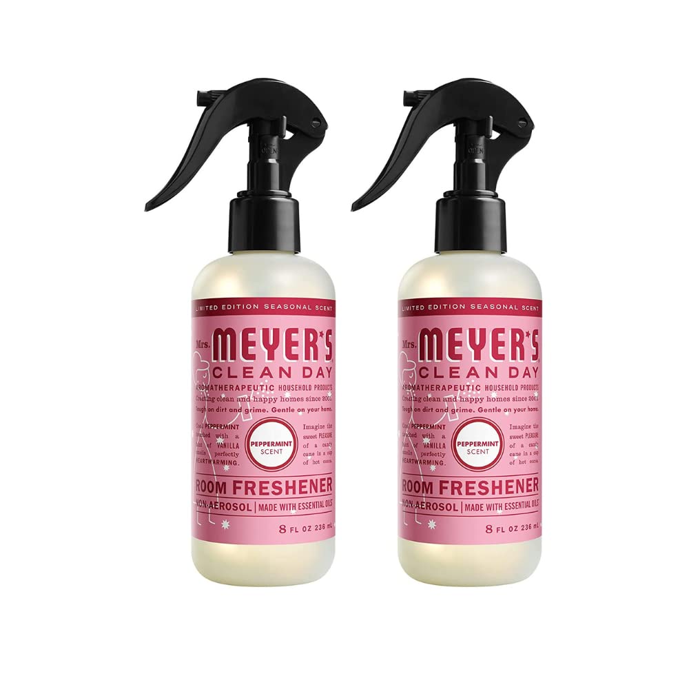 MRS. MEYER'S CLEAN DAY Room and Air Freshener Spray, Non-Aerosol Spray Bottle Infused with Essential Oils, Lavender, 8 fl. oz