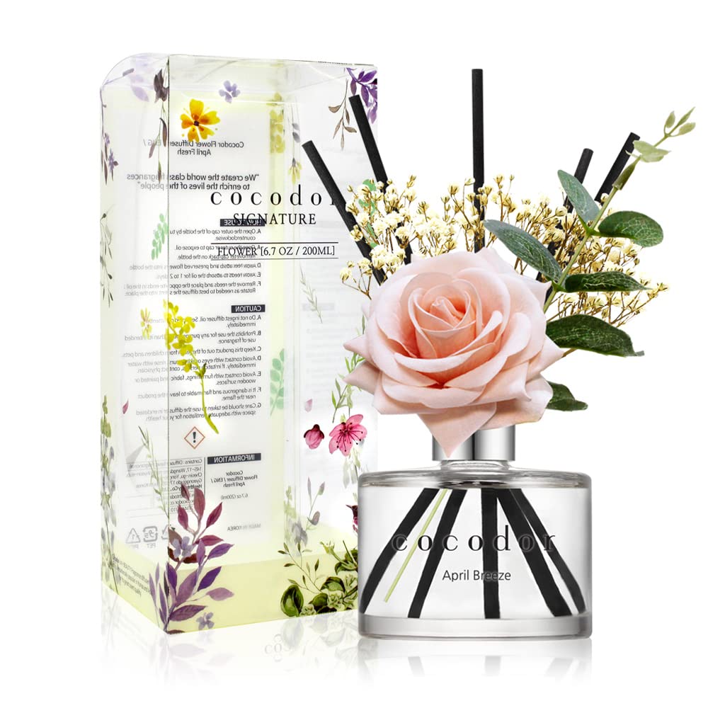 COCODOR Lavender Reed Diffuser/Garden Lavender / 6.7oz(200ml) / 1 Pack/Home Decor & Office Decor, Fragrance and Gifts