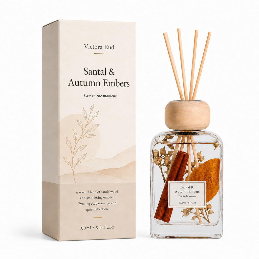 Cedarwood & White Musk Reed Diffuser, 3.34 Fl Oz