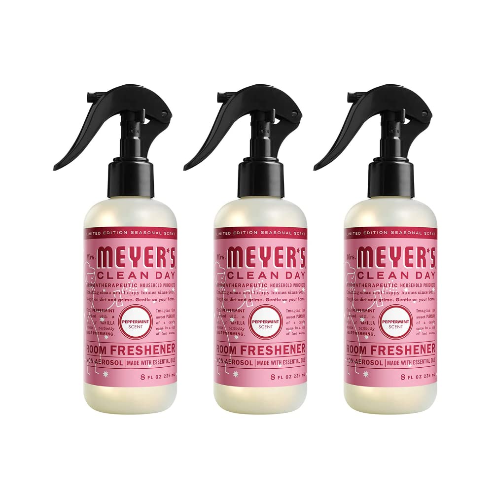 MRS. MEYER'S CLEAN DAY Room and Air Freshener Spray, Non-Aerosol Spray Bottle Infused with Essential Oils, Lavender, 8 fl. oz