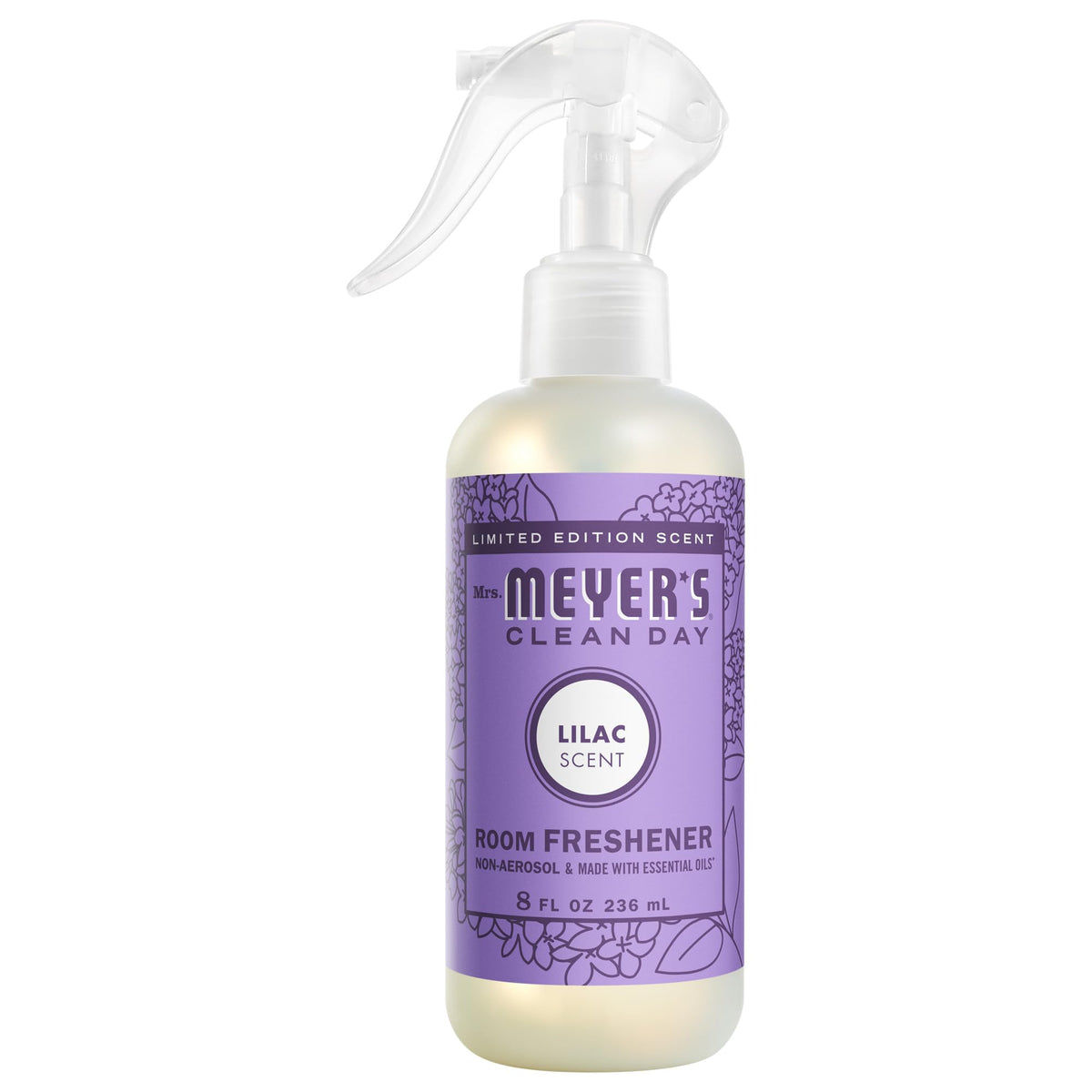 MRS. MEYER'S CLEAN DAY Room and Air Freshener Spray, Non-Aerosol Spray Bottle Infused with Essential Oils, Lavender, 8 fl. oz