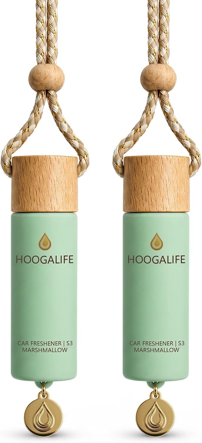 HOOGALIFE Car Air Freshener, Mahogany Teakwood, 2 Pack