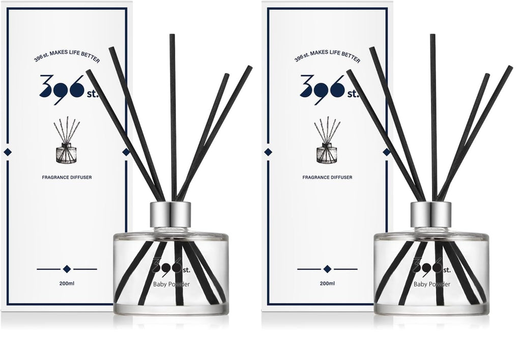 396 st. Reed Diffuser, Vanilla Lavender, 200ml(6.7oz) / Reed Diffuser Sets, Home Fragrance, Scented Oils, Home & Bathroom Décor