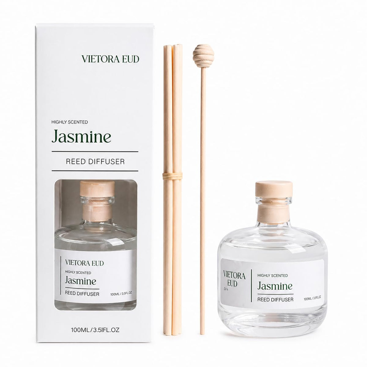 Cedarwood & White Musk Reed Diffuser, 3.34 Fl Oz