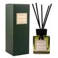 XEPTLE Hotel Colletion Reed Diffuser, Clean White Floral Fragrance with Bergamot & Warm White Musk, Air Freshener, Home Fragrance Diffuser with 5 Reeds for Bedroom Bathroom Office Décor, 7.04oz, Green