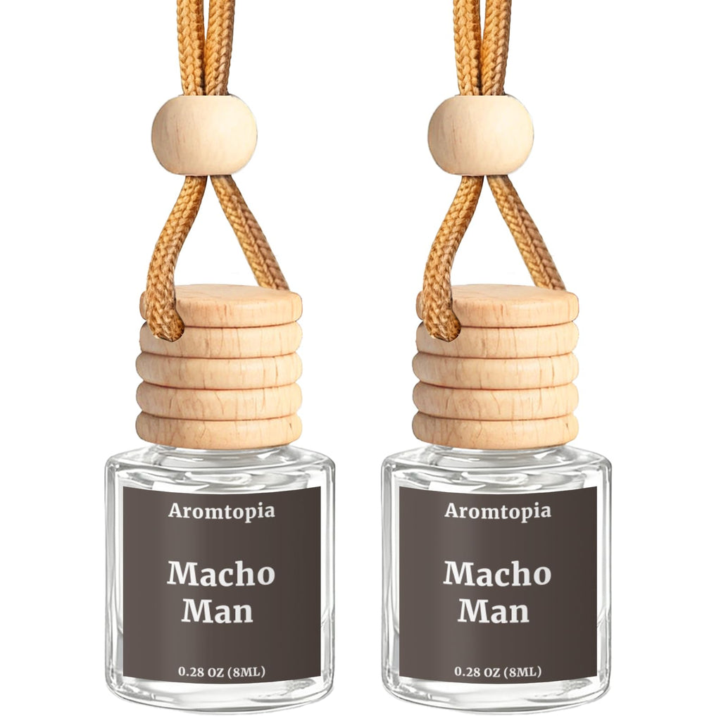 Car Air Fresheners 2 Packs, Aromtopia Pink Beach Essential Oil Freshener for Cars, Cute Hanging Car Fragrance Diffuser for Women & Men, Long-Lasting Car Fragrance Gift