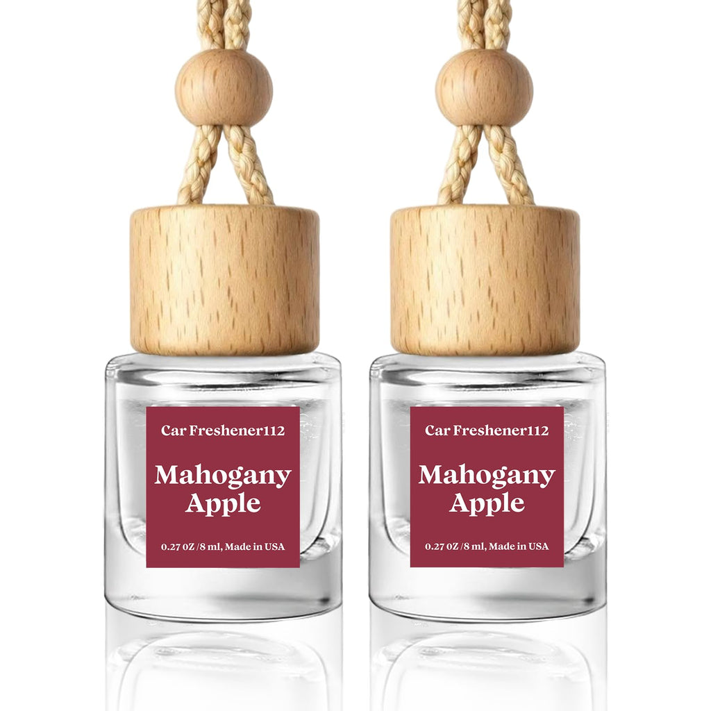 HoogaLife Car Air Freshener Diffuser 2 Pack Hanging Air Freshener Diffuser - Pink Sparkle Champagne Fragrance Oil Air Diffuse r for Car, 45+ Days Long Lasting Fragrance Made in USA (P38)