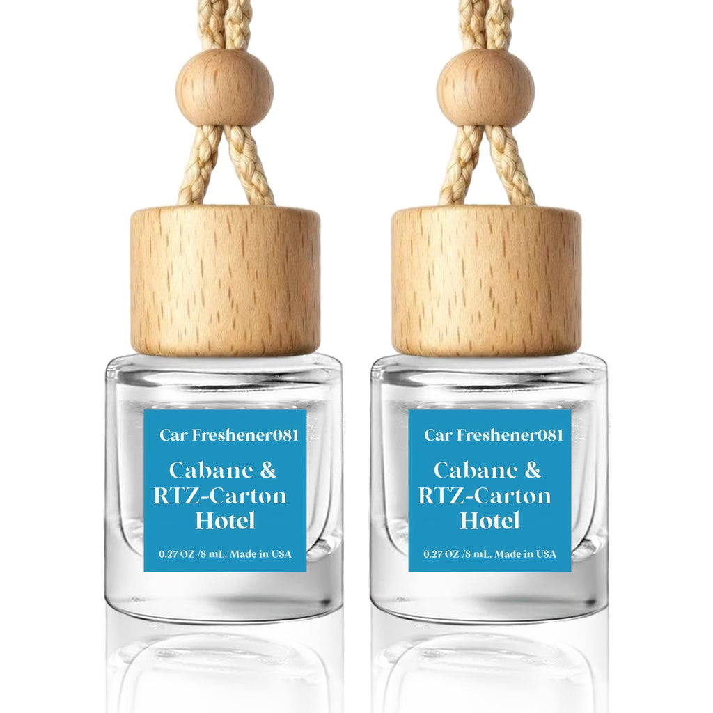 HoogaLife Car Air Freshener Diffuser 2 Pack Hanging Air Freshener Diffuser - Pink Sparkle Champagne Fragrance Oil Air Diffuse r for Car, 45+ Days Long Lasting Fragrance Made in USA (P38)