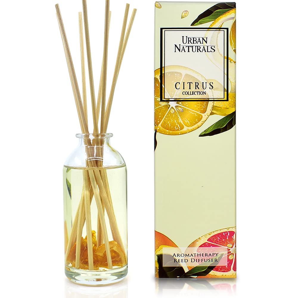 Urban Naturals Reed Diffuser Set, Apple Cinnamon - Bathroom Shelf Décor