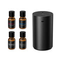 Airversa ADX Waterless Essential Oil Diffuser Starter Kit, Black