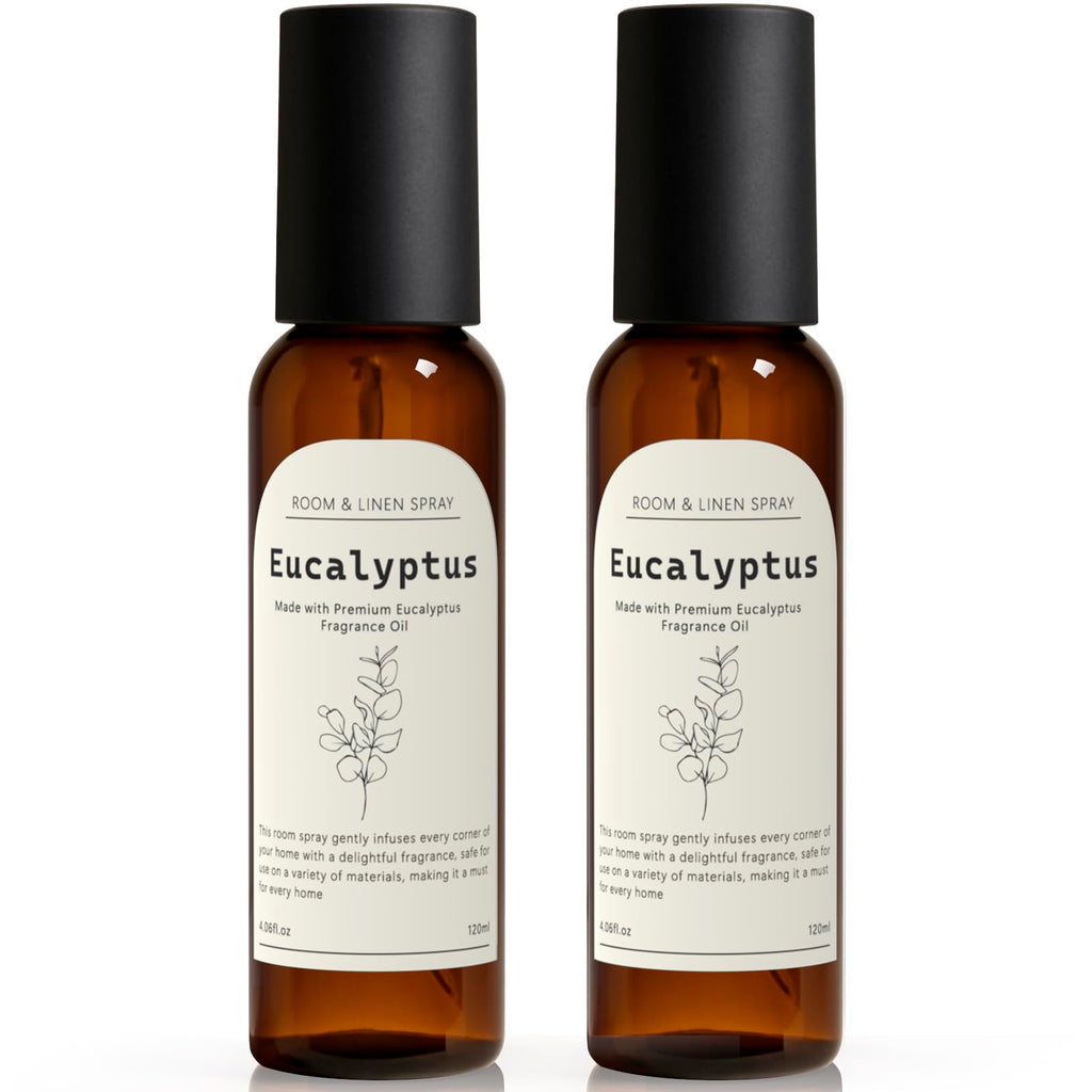 Eucalyptus Fragrance Room Spray, Long Lasting Air Fresheners for Home, Room Air Freshener & Odor Eliminator, 2 x 4.06 fl oz