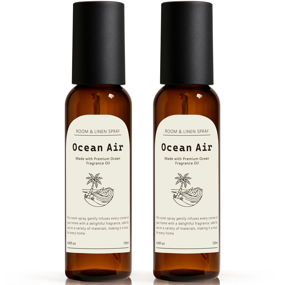 Eucalyptus Fragrance Room Spray, Long Lasting Air Fresheners for Home, Room Air Freshener & Odor Eliminator, 2 x 4.06 fl oz