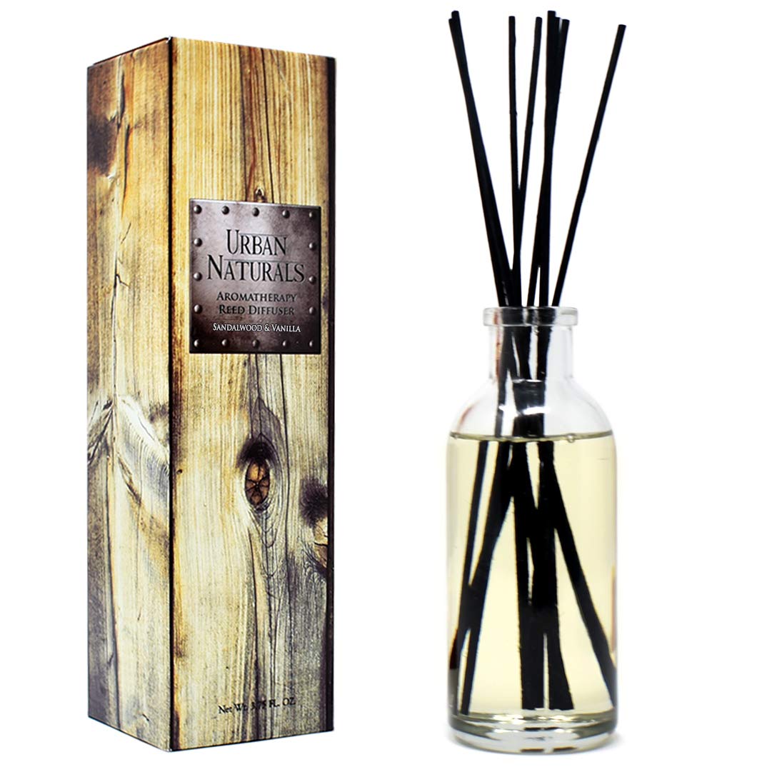 Urban Naturals Reed Diffuser Set, Apple Cinnamon - Bathroom Shelf Décor