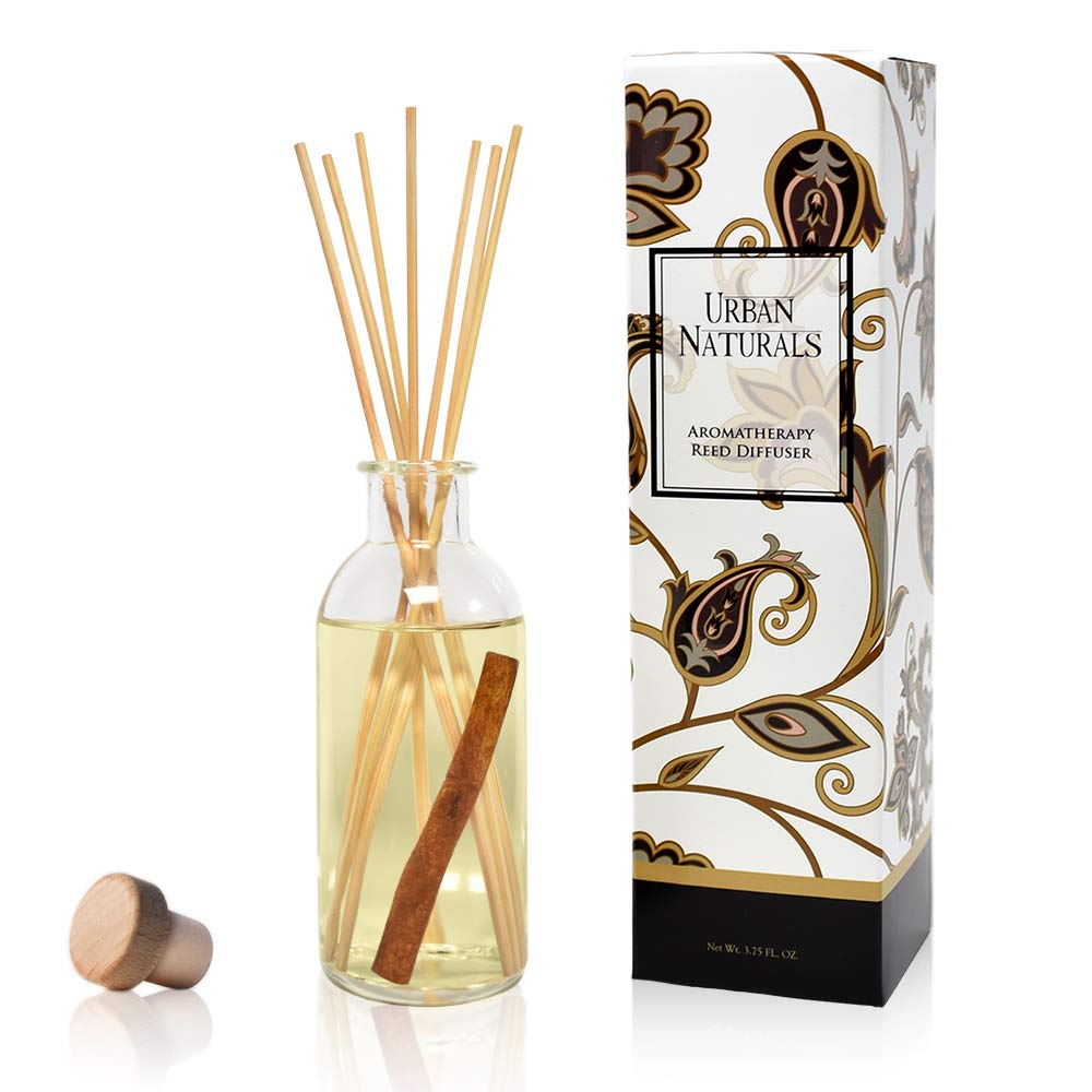 Urban Naturals Reed Diffuser Set, Apple Cinnamon - Bathroom Shelf Décor