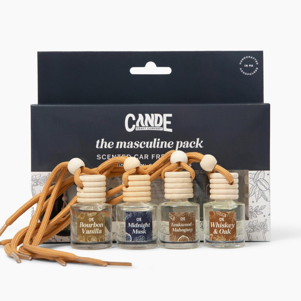 CE Craft Hanging Car Air Freshener – Fragrance Oil Diffuser with Essential Oils – Long-Lasting Aromatherapy Scents for Automobiles – 4 Pack, Floral