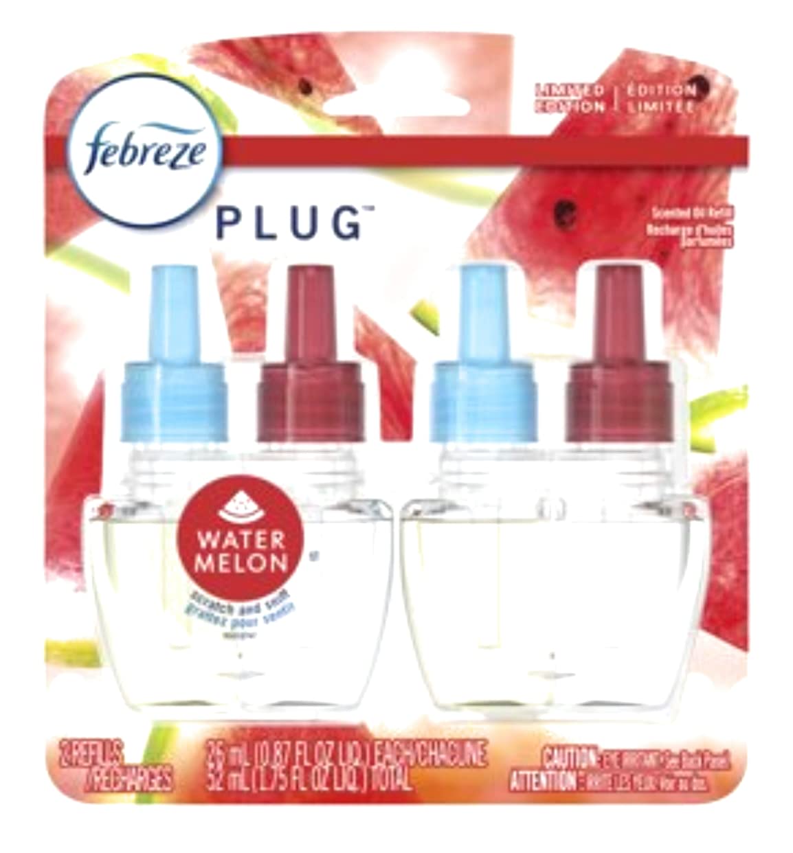 Febreze Plug In Air Freshener, Odor-Fighting Scented Oil Starter Kit, Air Fresheners for Home and Bathroom and Kitchen, Long Lasting for Strong Odors, Linen & Sky Scent, Warmer + 2 Refill