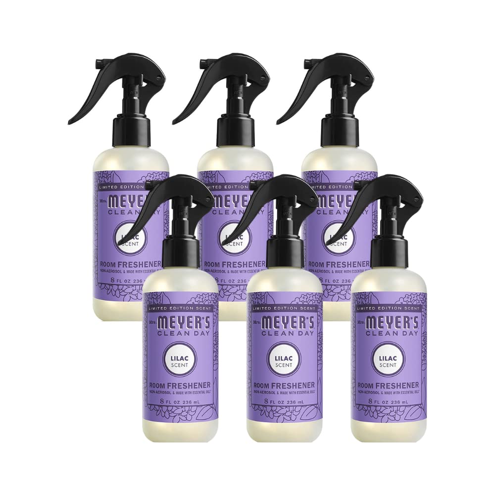 MRS. MEYER'S CLEAN DAY Room and Air Freshener Spray, Non-Aerosol Spray Bottle Infused with Essential Oils, Lavender, 8 fl. oz