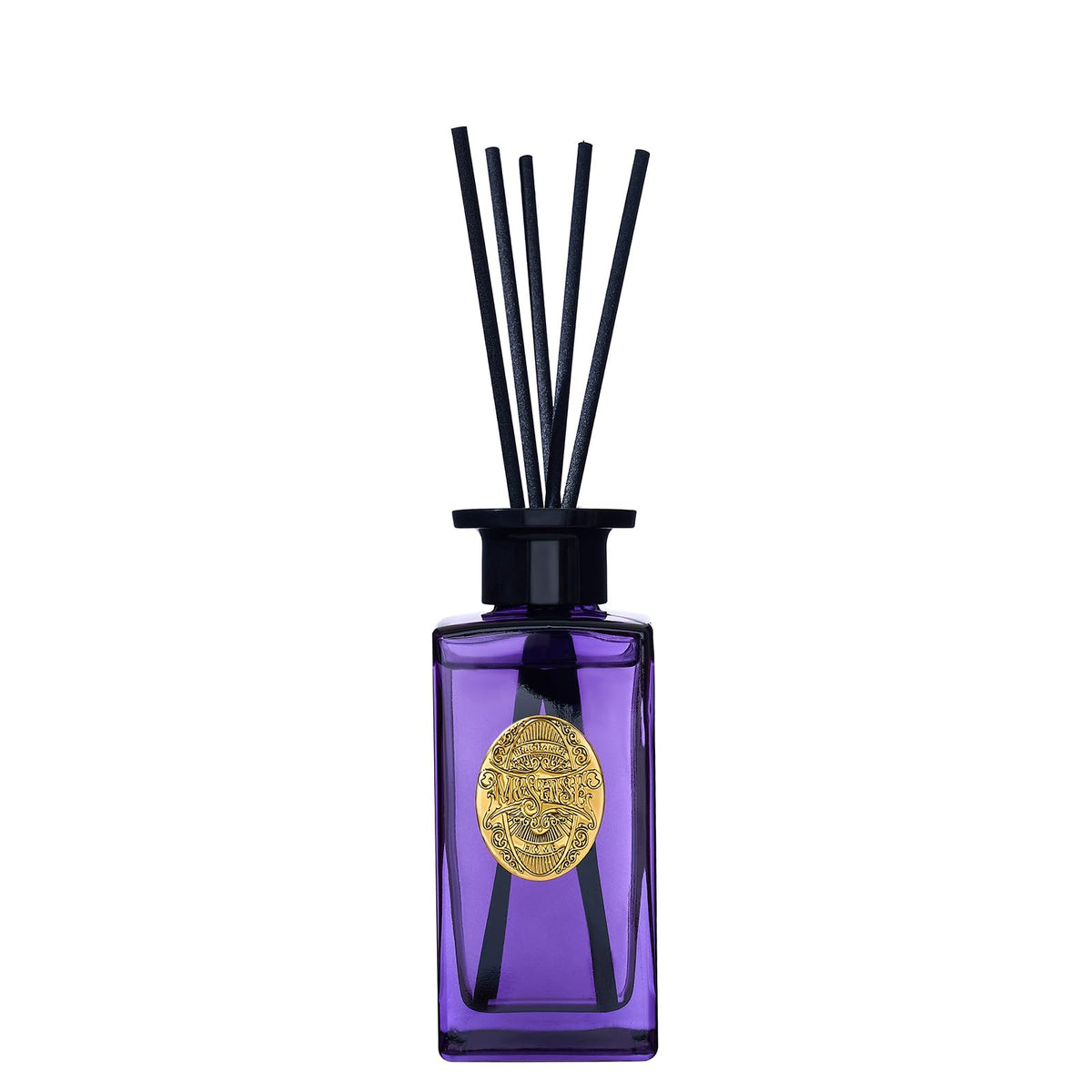 M&SENSE 6.3 oz Large Reed Diffuser Set | Tobacco Teakwood Scent Oil Diffuser with Sticks | Hotel Collection Non-Toxic Essential Oil |for Bedroom Bathroom Living Room