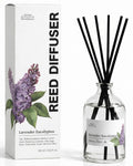 Reed Diffuser Set for Bathroom & Home, Long Lasting Essential Oil Aroma, Glass Bottle Home Fragrance with Sticks, Ideal Gift for Woman