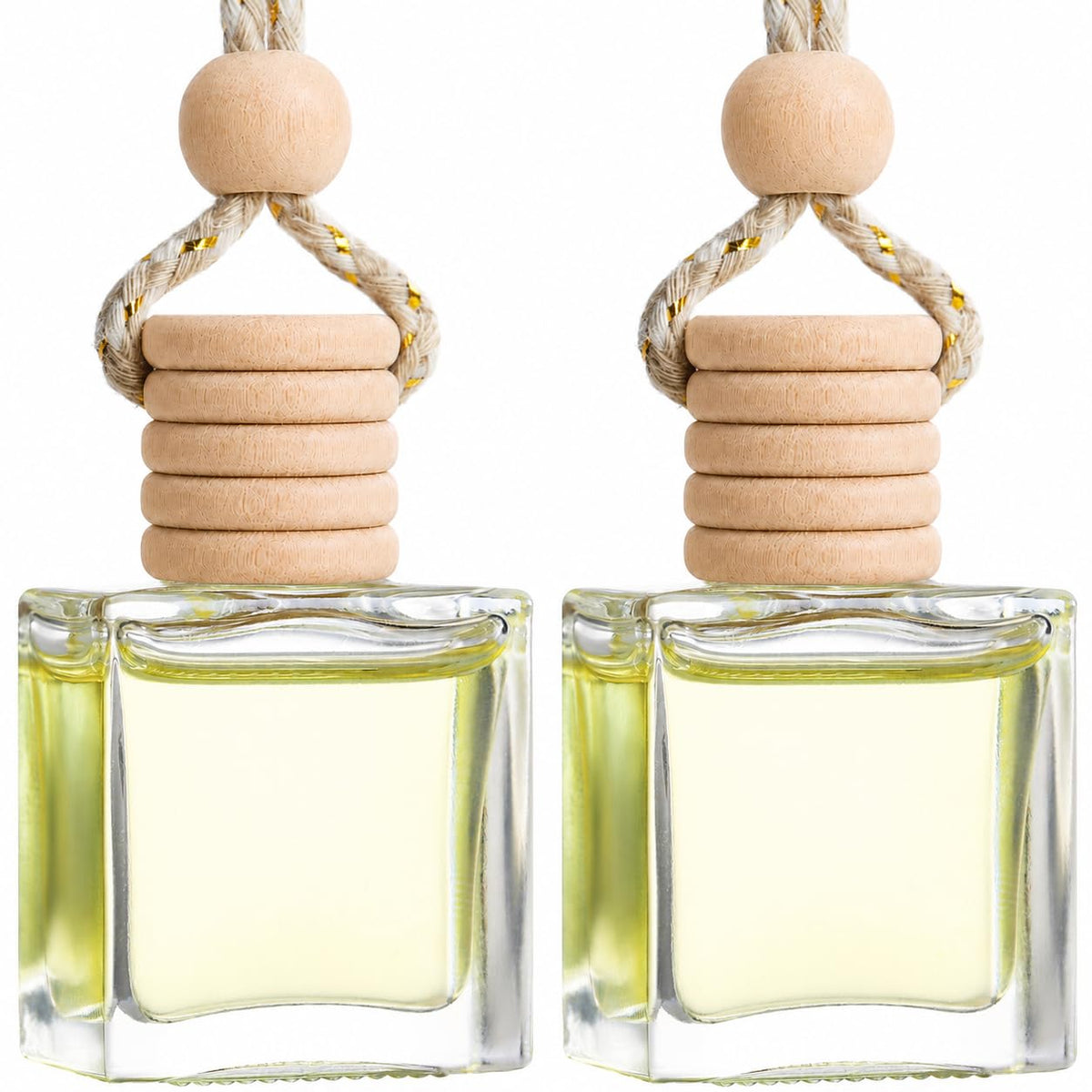 Car Air Freshener Hanging Vanilla 2 Pack,Essential Oils Diffuser Car Scents Decor Air Freshener,Long-Lasting Cute Car Accessories for Women & Men