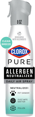 Clorox PURE Allergen Neutralizer Daily Air Spray, Clean Breeze, 8 fl. oz.
