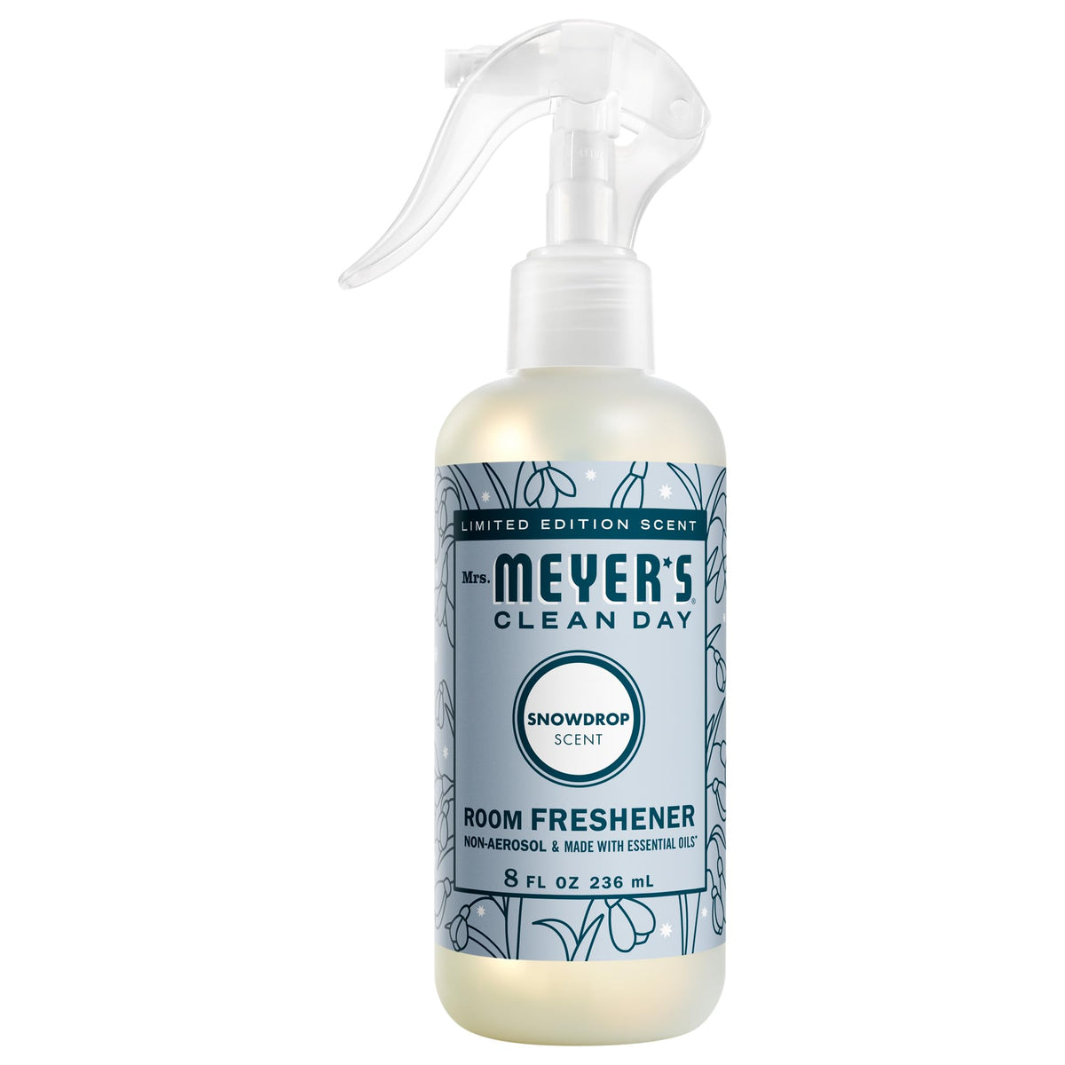 MRS. MEYER'S CLEAN DAY Room and Air Freshener Spray, Non-Aerosol Spray Bottle Infused with Essential Oils, Lavender, 8 fl. oz