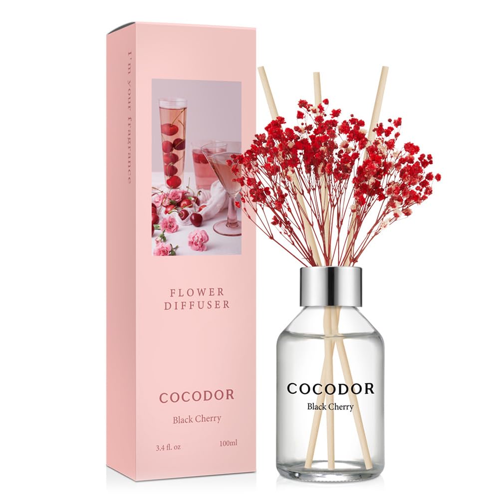 COCODOR Lavender Reed Diffuser/Garden Lavender / 6.7oz(200ml) / 1 Pack/Home Decor & Office Decor, Fragrance and Gifts