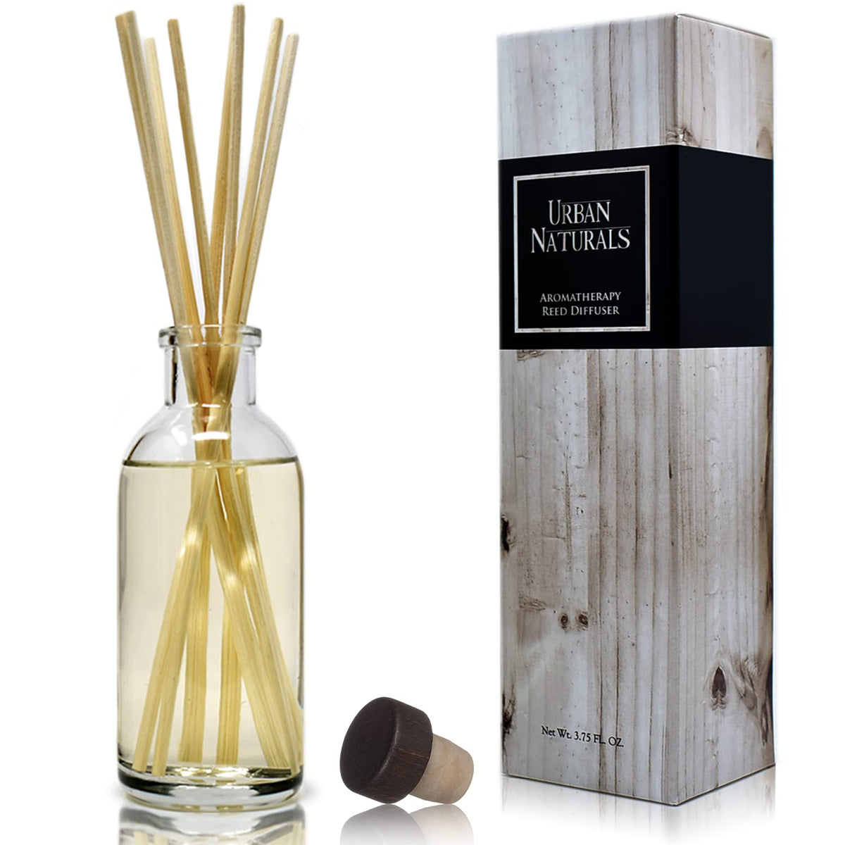 Urban Naturals Reed Diffuser Set, Apple Cinnamon - Bathroom Shelf Décor