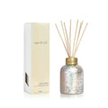 Capri Blue Reed Diffuser - Reed Diffuser Set Includes Scented Oil, Sticks, and Mercury Iridescent Glass Bottle - Home Decor Room Fresheners - Volcano (5.7 fl oz)