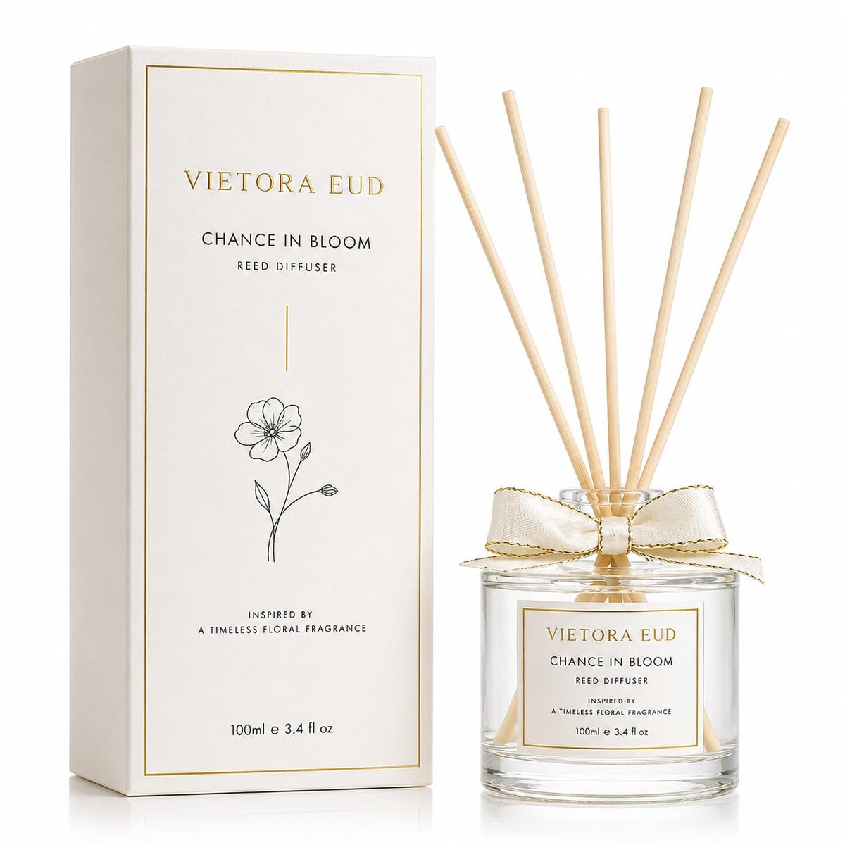 Cedarwood & White Musk Reed Diffuser, 3.34 Fl Oz