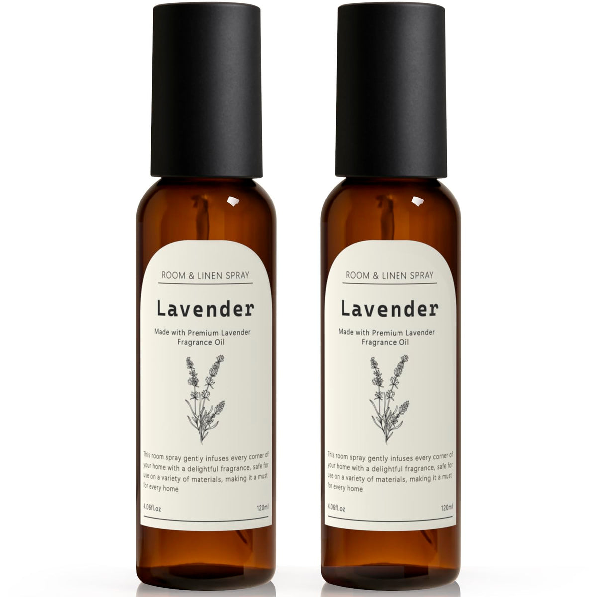 Eucalyptus Fragrance Room Spray, Long Lasting Air Fresheners for Home, Room Air Freshener & Odor Eliminator, 2 x 4.06 fl oz