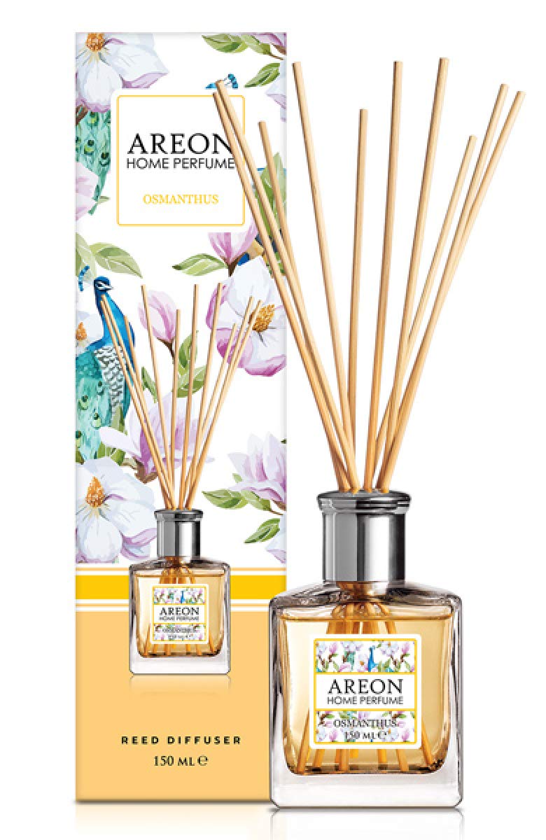 Areon Osmanthus Home Luxury Perfume Reed Diffuser,10 Rattan Reeds,50ml