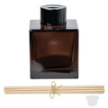 100ml 2pcs Reed Diffuser Bottles - Fragrance Diffuser Empty Bottle with 20pcs Reed Sticks for Home Fragrance Accessories and Women Gift Room,Home,Bathroom Decor