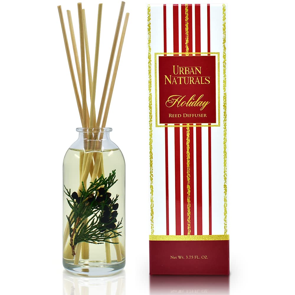 Urban Naturals Reed Diffuser Set, Apple Cinnamon - Bathroom Shelf Décor