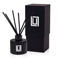 Lulu Candles | Reed Diffuser Set | Jasmine, Oud & Sandalwood | 6 Reed Sticks | Scent Diffuser for Bedroom Bathroom Living Room & Office - 4.2 FL Oz.