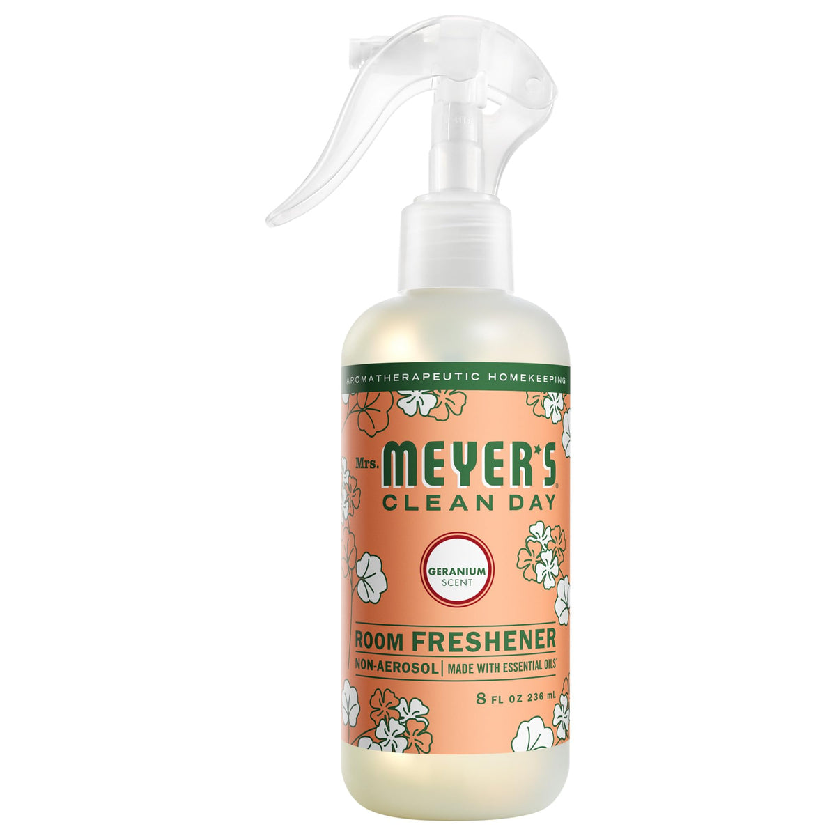 MRS. MEYER'S CLEAN DAY Room and Air Freshener Spray, Non-Aerosol Spray Bottle Infused with Essential Oils, Lavender, 8 fl. oz