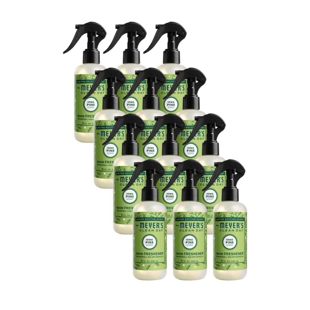 MRS. MEYER'S CLEAN DAY Room and Air Freshener Spray, Non-Aerosol Spray Bottle Infused with Essential Oils, Lavender, 8 fl. oz