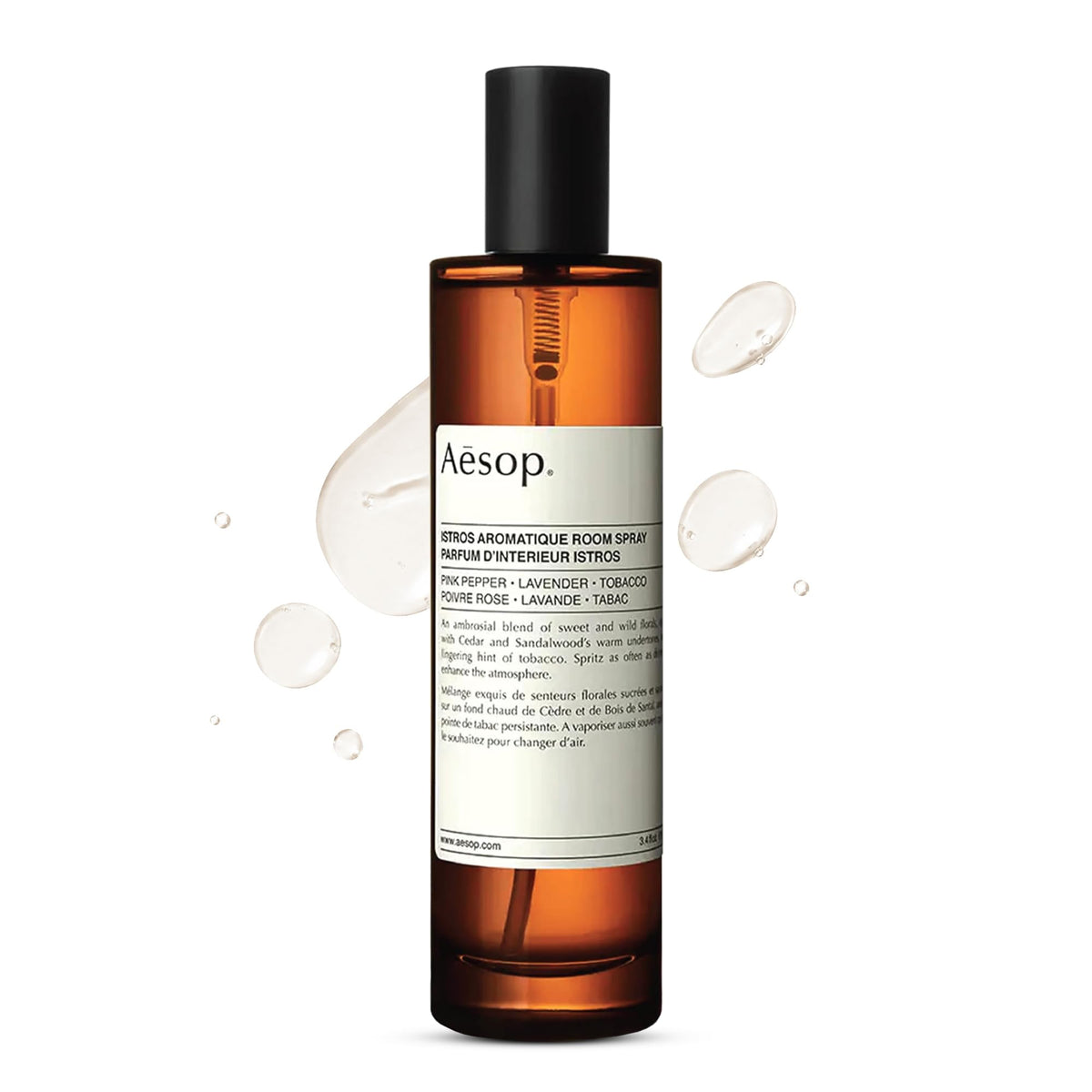 Aesop Cythera Aromatique Luxury Room Spray | Woody, Opulent, Spicy Aroma lasts for Several Hours | 3.4 oz / 100mL