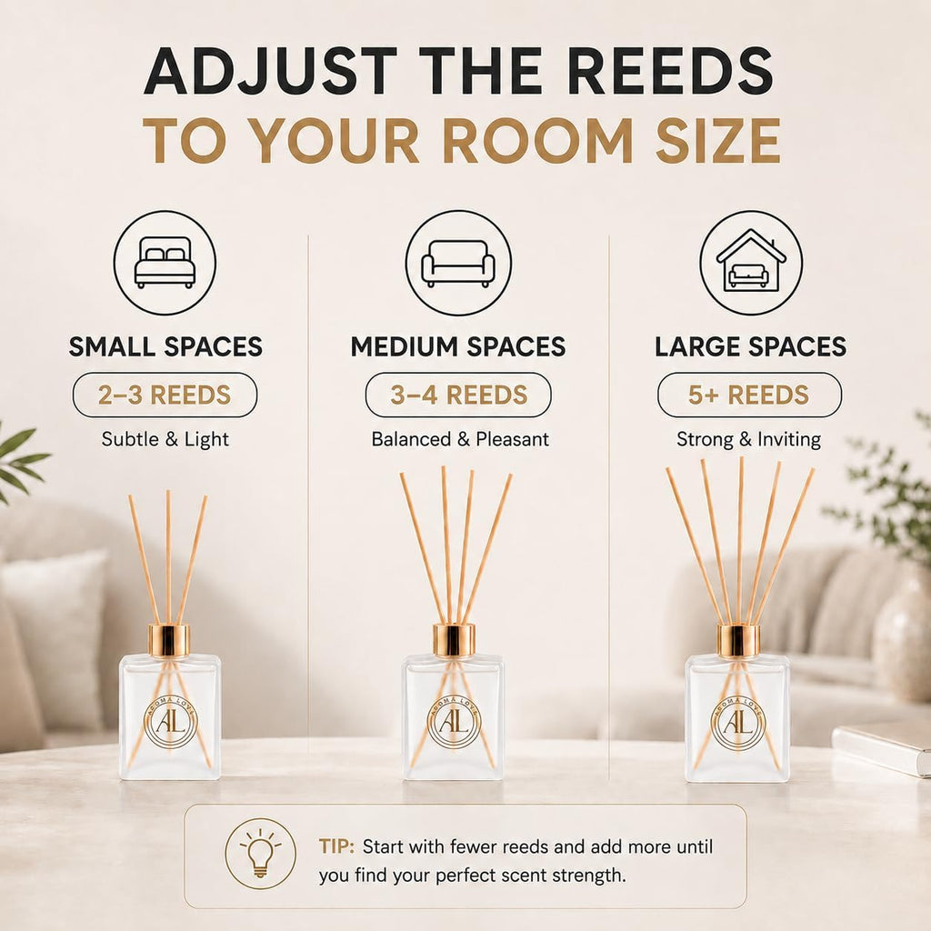 Frosted Reed Diffusers for Home |Premium Fragrance Diffuser | Frosted Diffuser Sticks in Oil Set with Cashmere Vanilla Scent |Smell Good Stuff | Long-Lasting Oil for Bathroom &Office 5 oz